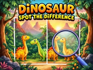 Read more about the article Dinosaur Spot The Difference