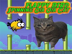 Read more about the article Flappy Bird Spinning oia oia Cat